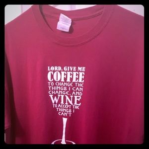 Short sleeve Lg Maroon t-shirt